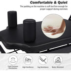 Foldable Reformer Pilates Machine with Adjustable Reformer Heights, Pilates Equipment with Piano Wire Spings and Jump Boards