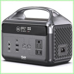 192Wh Portable Power Station, 300W (600W Peak) LiFePO4 Solar Generator, 60W USB-C PD Fast Charge, 6-Device Backup for Camping & Emergency