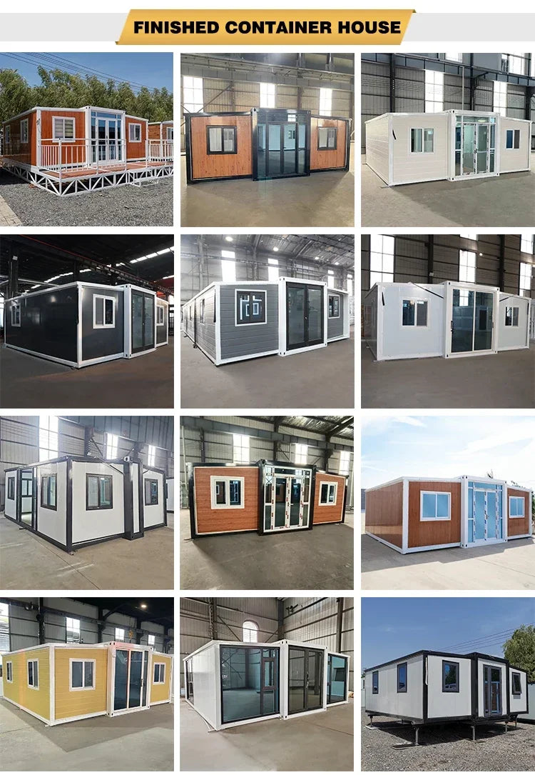 Customized Best Steel 20Ft 40Ft 3 Bedrooms Luxury Collapsible Expanding Container Home Prefab Tiny House Solar-Ready Off-Grid Pa