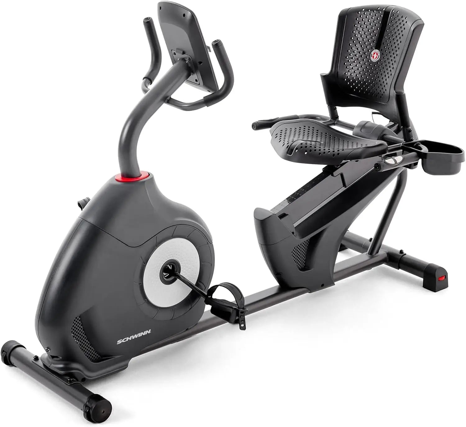 Original Schwinn Fitness Recumbent Bike Series Adjustable Resistance Home Use Quiet Recumbent Exercise Bike Series for Adult Fitness Workout
