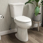 21 Inch Tall Toilets, Extra High Toilets with Comfort Chair Height Seat, 1.28 GPF Single Flush Two-Piece Toilet, 12" Rough In El