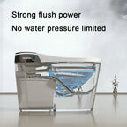 Sanitary Ware Grey Ceramic Intelligent Toilet Bathroom Automatic Wc Commode Smart Toilet for Hotel Bathroom