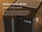 Terra Kaffe Demi Compact Fully Automatic Espresso Machine - Roaster-Approved Espresso Settings - Barista-Level Quality with Built-In Grinder - Coffee Machine - Slate