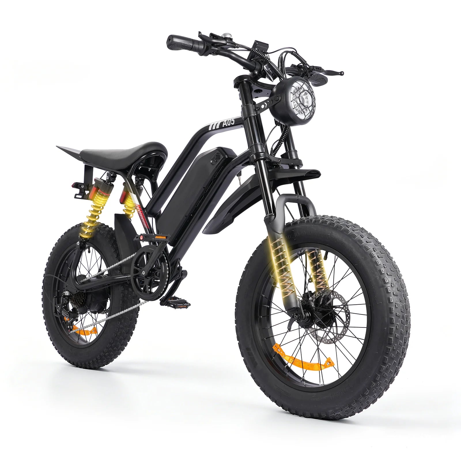 1500W Mountain Ebike 48V 15Ah Lithium Battery 31MPH Max Speed 65Miles Long Range Adult Off Road Electric Mountain Bike 20 inch