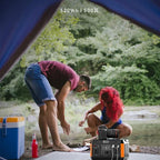 140A Portable Power Station 520WH Emergency Solar Generator Battery Pack Power Bank Outdoor for Camping Laptop Supply RV