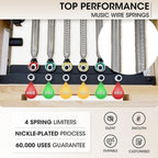 Pilates Reformer, PAETA 92" Wooden Pilates Reformer Machine with Springs, Pilates Machines for Home Use and Studio, Pilates Equipment with Sitting Box, Jump Board and Accessories