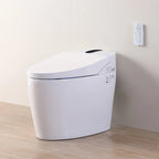 Western Matte Black Color One Piece Ceramic Modern Bathroom Electric Bidet Automatic Smart Wc Intelligent Toilet