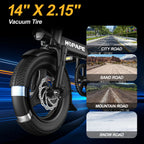 Folding Electric Bike for Adults, 750W Peak Motor 48V 15Ah Removable Battery E Bike, 30 Miles Range 20MPH Max Speed Foldable Ebike, Compact Fold Electric Bicycle for Commute Outdoor Exercise
