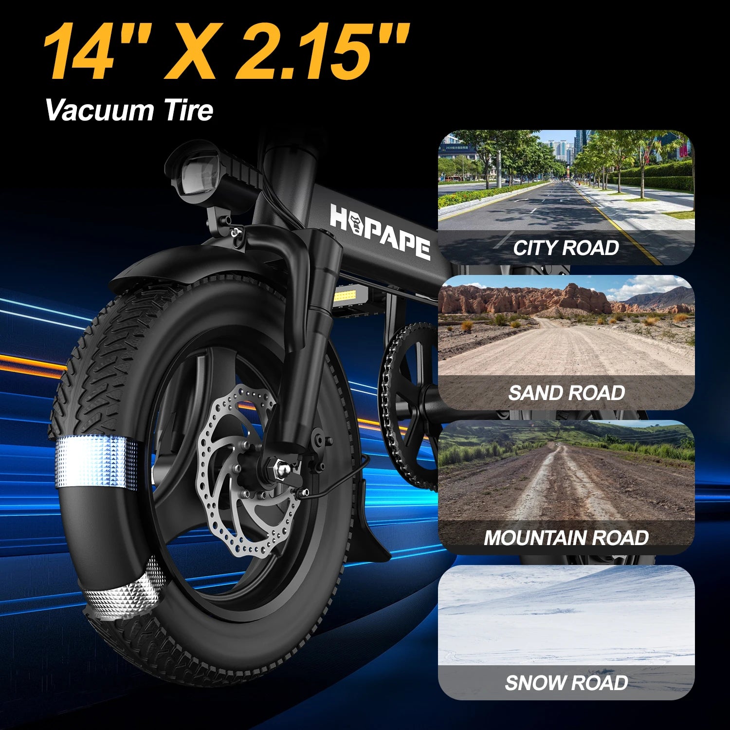 Folding Electric Bike for Adults, 750W Peak Motor 48V 15Ah Removable Battery E Bike, 30 Miles Range 20MPH Max Speed Foldable Ebike, Compact Fold Electric Bicycle for Commute Outdoor Exercise