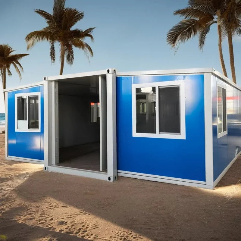 Mobile House Prefab Expandable Container House Mansion Foldable Steel Structure 40ft Waterproof Panoramic Tiny Home Hot