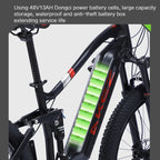 US Warehouse AKEZ 27.5" Electric Bike 48V 500W Bafang Motor, 13Ah Lithium Battery Powerful Adult E-Bike