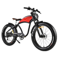 Xtion 750W 28MPH Electric Mountain Bike, Ebike 48V 15Ah 37Mile All-Terrain Fat Tire Bicycle, Dual Suspension 7 Speed