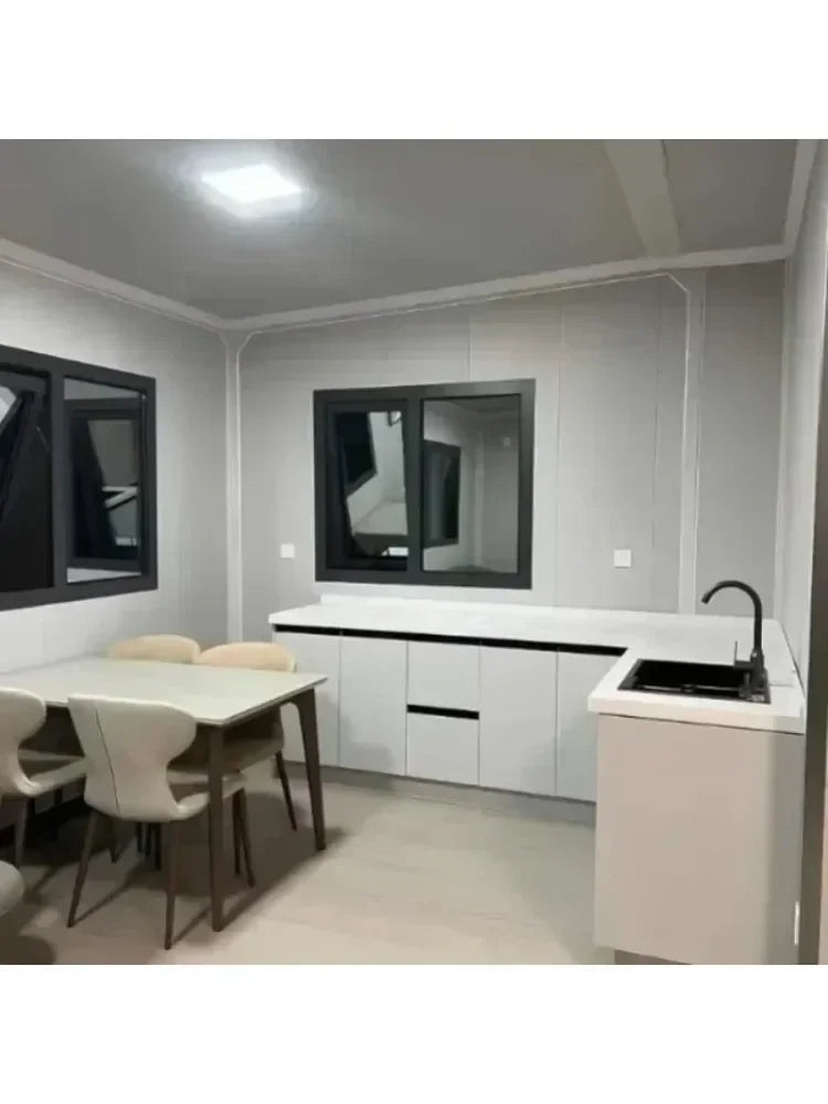 Customized Factory Price 20ft 40ft Prefab Foldable Container House Steel Structure Expandable Tiny Home Modular Flat Pack Mobile