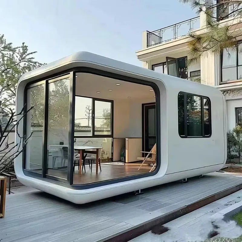 Space Saving 20ft Foldable Container House Modern Design Prefabricated Tiny Home Fireproof Modular Living Pod For Remote Sites