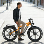 US STOCK RANDRIDE YX80 2000W Dual Motor All-Terrain E-Bike 48V 20Ah Long Range Full Suspension 7-Speed Off-Road Electric Bike
