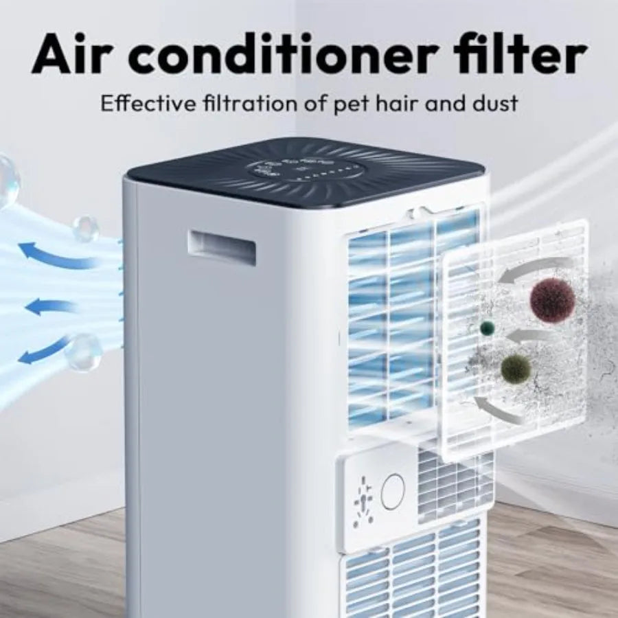 10, 000 BTU Portable Air Conditioners, Portable AC With Remote for Room to 450 sq.ft 3 in 1 Air Conditioner With Dehumidificati