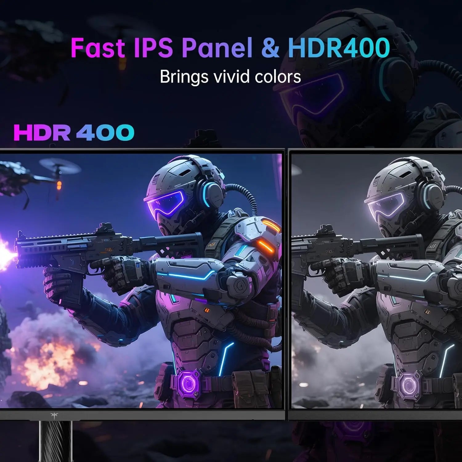 KTC 27 Inch 4K Gaming Monitor, Dual Mode UHD 160Hz & FHD 320Hz, Fast IPS, HDR400 90W Type-C, HDMI 2.1 & DP 1.4 H27P6