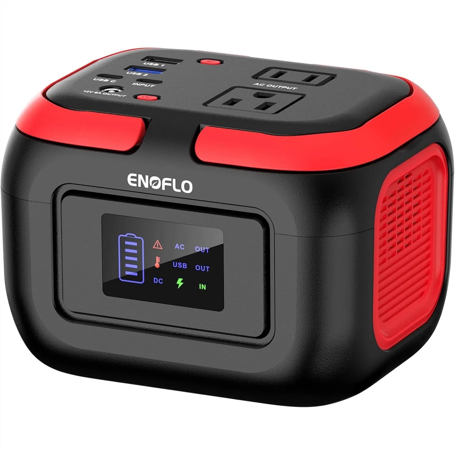 Portable Power Station 97Wh Solar Generator with 110V AC Outlet USB QC3.0 LED Light for Outdoor Camping Home Emergency