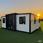 Customized Factory Price 20ft 40ft Prefab Foldable Container House Steel Structure Expandable Tiny Home Modular Flat Pack Mobile
