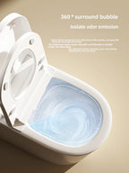New Design IPX4 ABS Ceramic Self Cleaning Smart Toilet Commode Automatic Heated Seat Toilet for Rv