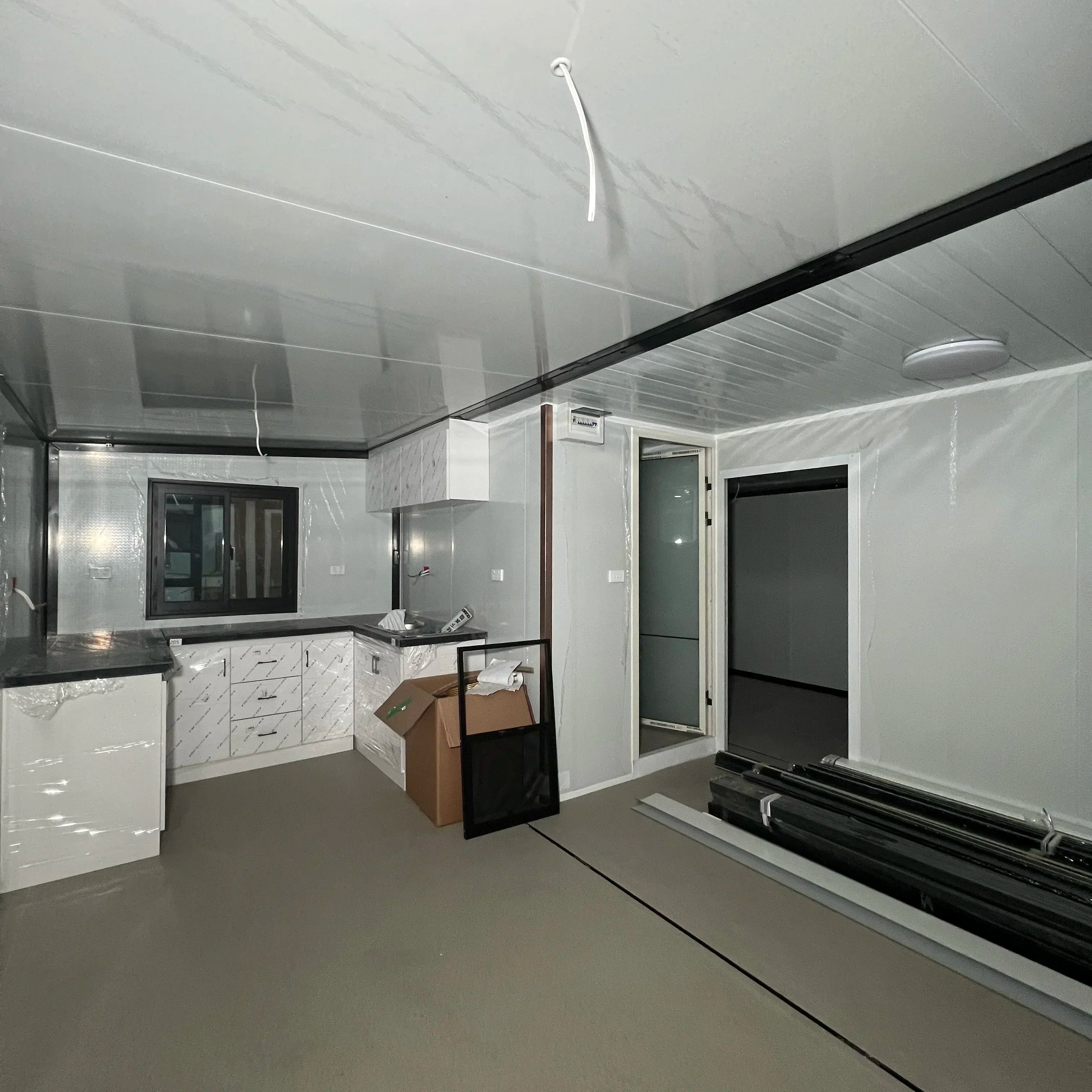 Customized Casas Modulares Prefabricadas Prefabricated Houses Usa Modular Tiny Collapsible Expandable Container House Home