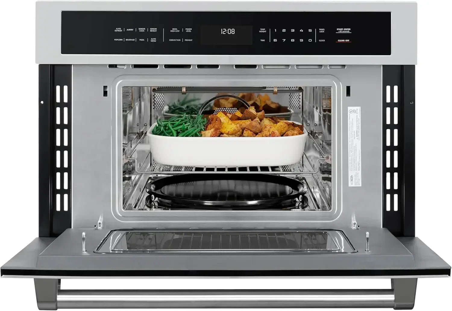 KoolMore 30 in. Built-in Microwave with Convection Oven and Air Fryer, 1000W Power with 10 Levels, UL Listed and 1.6 Cu. Ft.