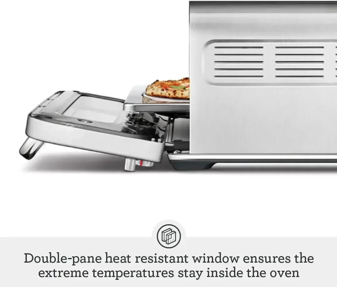 Breville BPZ820BSS Smart Oven Pizzaiolo Countertop Pizza Maker Stainless Steel Professional Pizza Oven