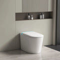 Auto Smart Toilet with Foot Sensor Flushing & Auto Open Lid, Heated Seat, IPX4 Waterproof, Female Wash & Warm Air Drying