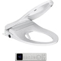 Bidet Toilet Seat, Elongated Electric Smart Heated Toilet Seat with Warm Water & Dryer, Self-Clean Nozzle, Night Light, Soft-Clo