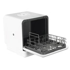 Countertop Dishwasher No Hookup Needed Automatic Dishwasher 360° Dual Spray High-Temp& Air-Dry Function for Apartments& RVs