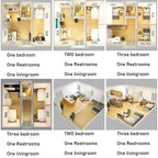Portable Mobile House Prefabricated Tiny Homes 40Ft Expandable Container with Bathroom Folding Home Hot Sale