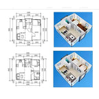 Folding Steel Mobile Container House Tiny Home Modular Foldable Prefab Casa De Container House Fast Assemble for Sale