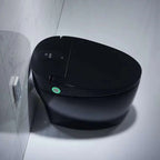 Western Matte Black Color One Piece Ceramic Modern Bathroom Electric Bidet Automatic Smart Wc Intelligent Toilet