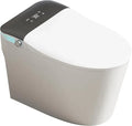 Elongated Smart Toilet with Bidet Built in, Foam Dispenser, Instant Warm Water, One-Piece Toilet with Dual Auto Flush in 1.28GPF