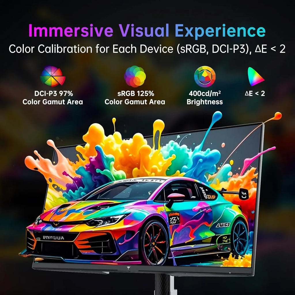 KTC 27 Inch 4K Gaming Monitor, Dual Mode UHD 160Hz & FHD 320Hz, Fast IPS, HDR400 90W Type-C, HDMI 2.1 & DP 1.4 H27P6