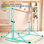 4FT/5FT Gymnastic Set Gymnastics Kip 5 Feet Length 4Feet Inner Width 5Feet Adjust Height Gymnastics Training Equipment for Prof