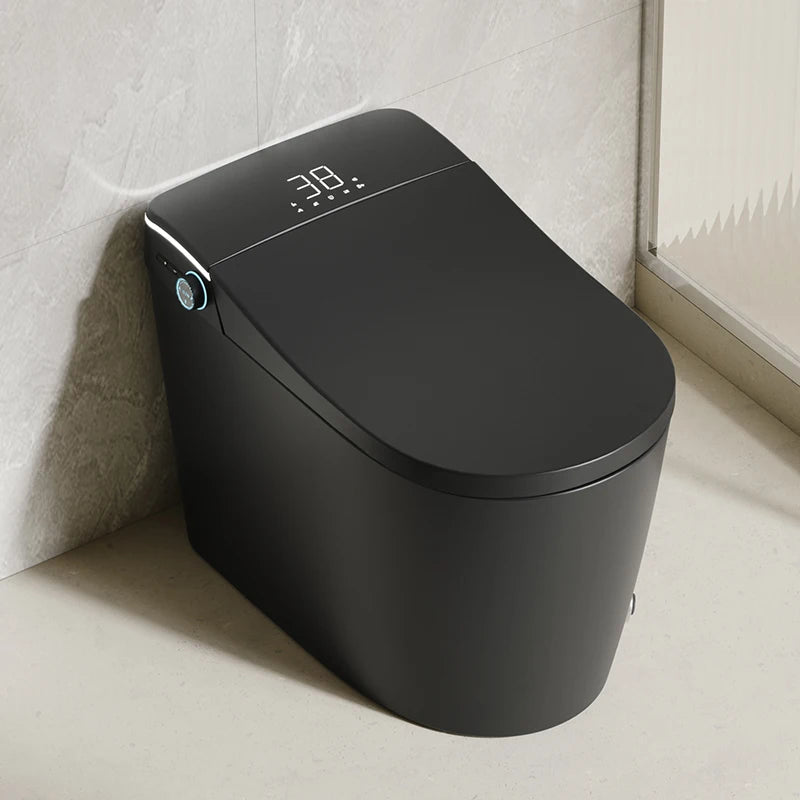 Advanced Function Smart Round Bowl Toilet With Seat Heating Remote Control Smart Toilet