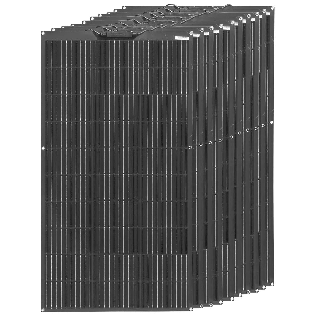 WUZECK Flexible Rechargeable Solar Panel Battery 100W 1pcs ~10 pcs High Efficiency Cell (100W, 200W, 300W, 400W, 500W, 1000W)