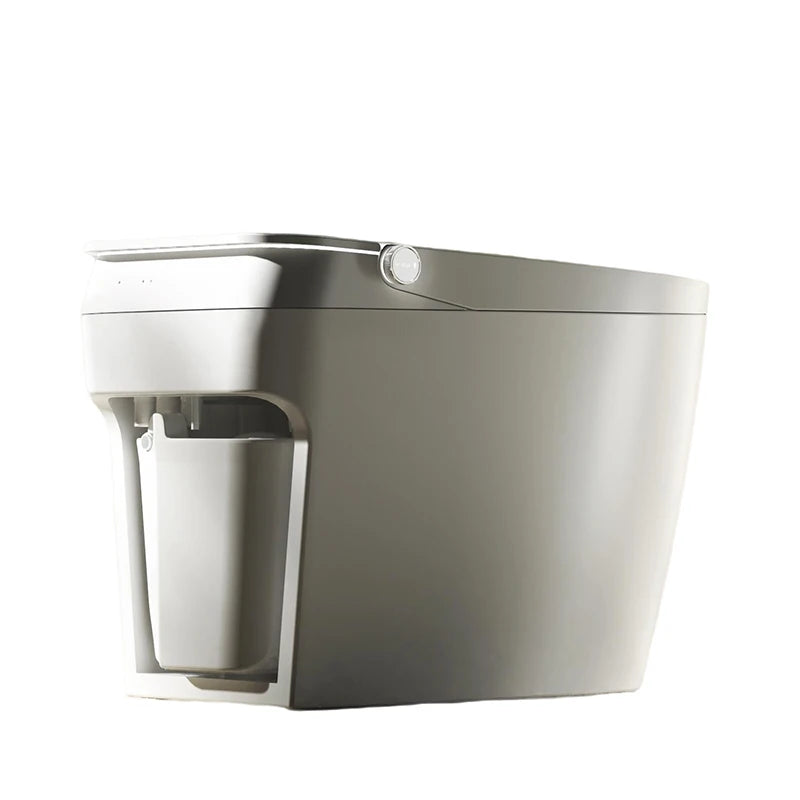 8825S Dayao Ceramic Smart Toilet Remote Control Heated Seat Elongated Bowl Air Drying One Piece Design S-trap Floor Mounted