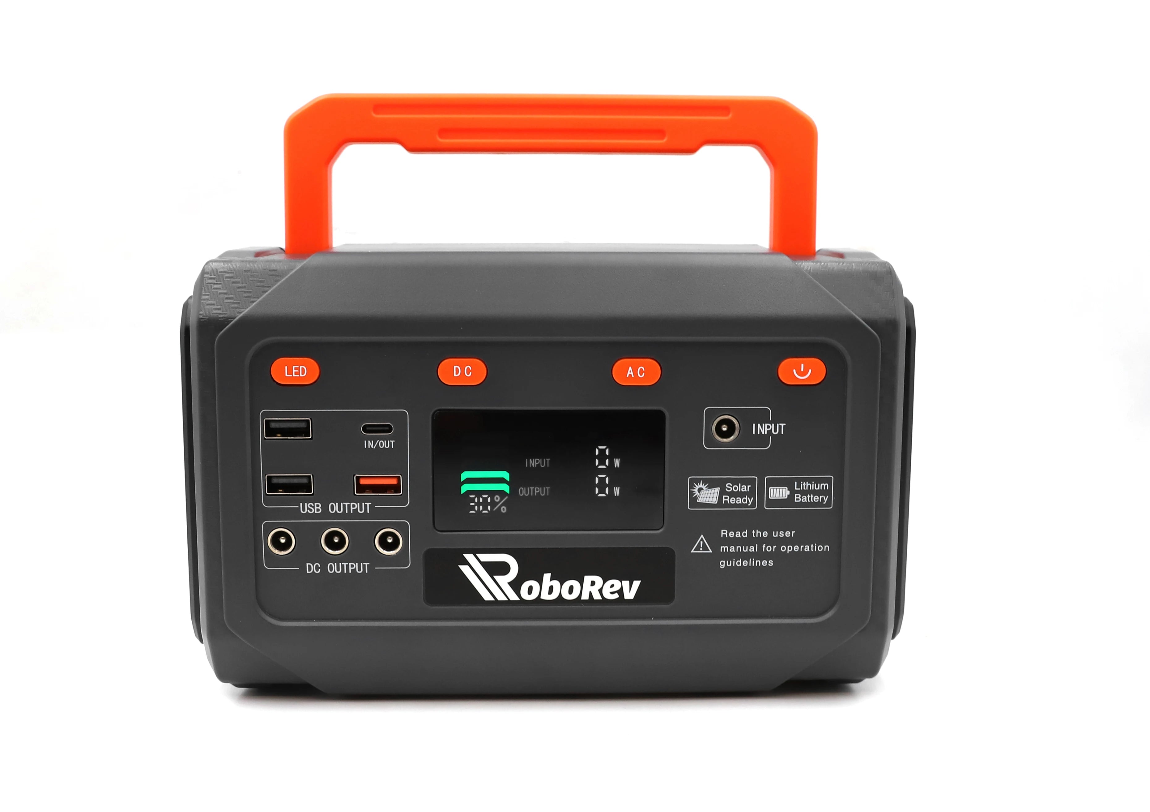 1 PC 300W Portable Power Station, Solar Generator 270Wh(Peak 600W), Power Station With 110V Pure Sine Wave AC Outlet, Digital Display, Bi-directional PD45W, Backup Battery For Home Emergency, Outdoor Camping, Road Trips