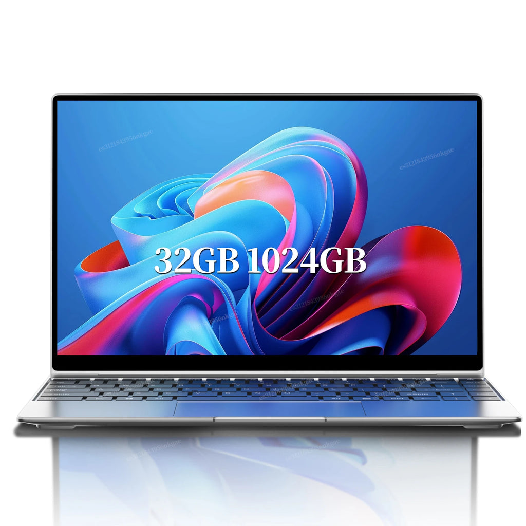 Ship from RU 14.1" Laptop 32GB 2TB Intel Core i7 8650U Windows 11 Gaming Computer PC Gamer office Notebook 1920*1080 HD
