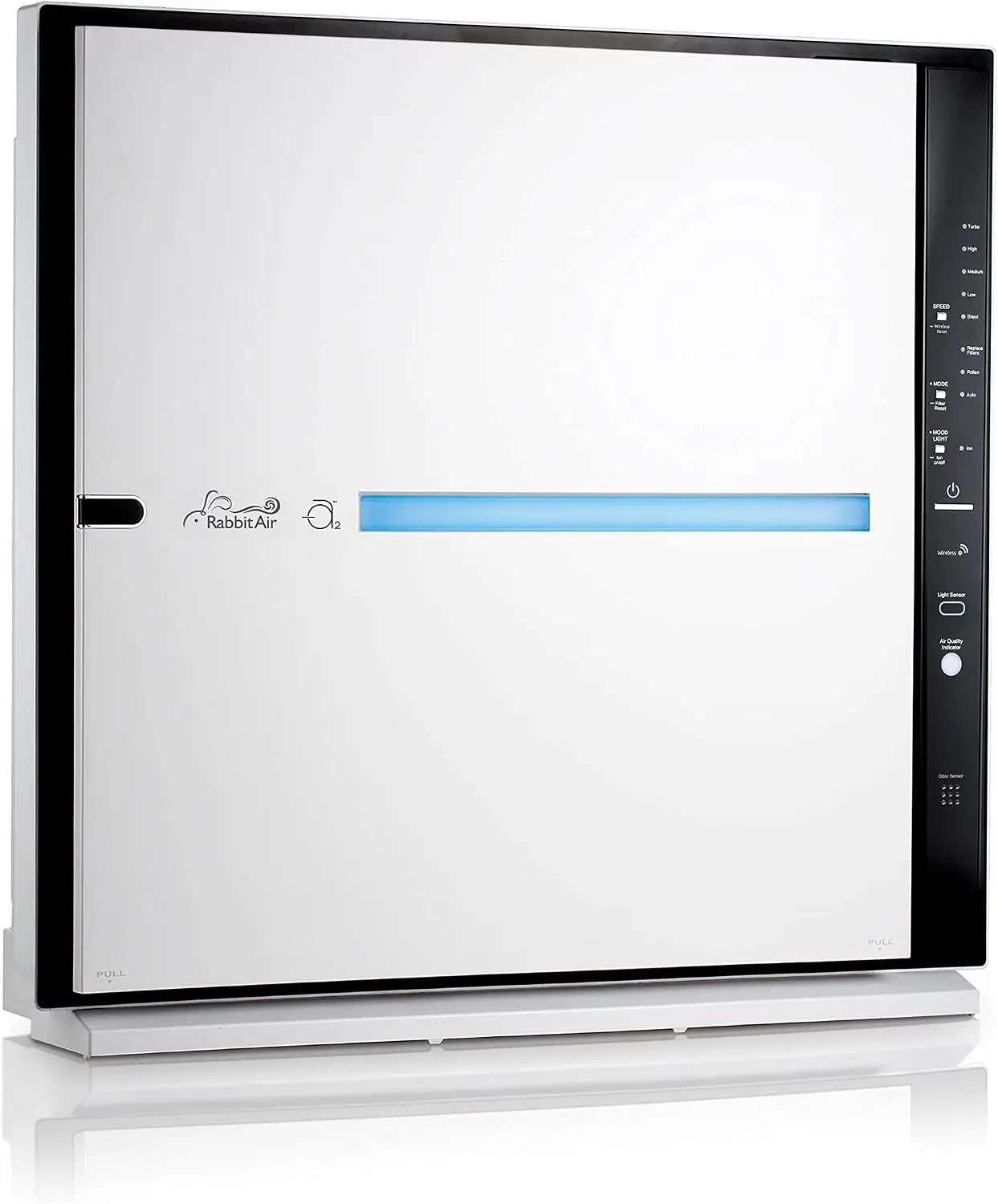 Wall Mountable Rabbit Air MinusA2 Ultra Quiet HEPA Air Purifier For Home Large Room Eliminate Allergies Dust Mold Smoke VOCs SPA 780N White Germ Defense