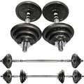 20kg/30kg Adjustable Dumbbells Weights set for Men Women, Cast Iron Dumbell Barbells set, Strength Training Equipment Home Gym