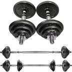 20kg/30kg Adjustable Dumbbells Weights set for Men Women, Cast Iron Dumbell Barbells set, Strength Training Equipment Home Gym