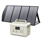 ALLPOWERS Solar Panel kit 100W 140W 200W Portable Solar Charger with Portable Power Station 600W  LiFePO4 Battery Generator UPS
