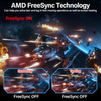34 CRUA Gaming Monitor 34-inch Curved Ultrawide WQHD Monitor 3440 x 1440 R1500 Ultrawide Computer Monitor 144Hz VA Panel Display