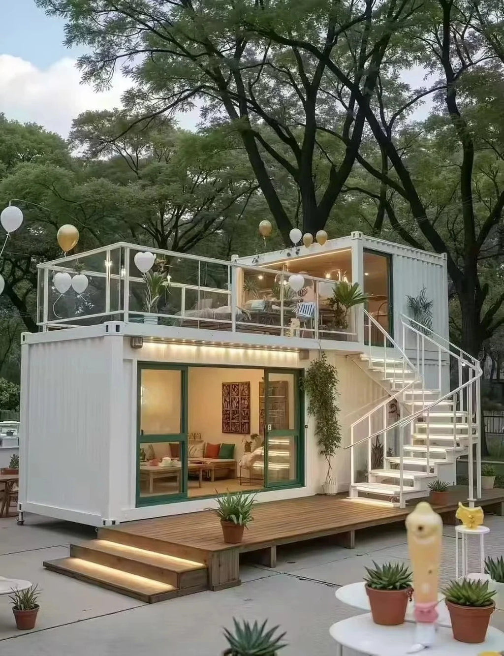 Flat Pack Foldable House Prefabricated Tiny House with Bathroom & Kitchen