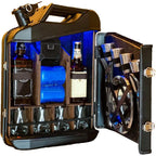Large 20L Whiskey Bar Cabinet with Personalized Keg and Jar Set - Ideal Gift for Men, Dads, Husbands, and Boyfriends