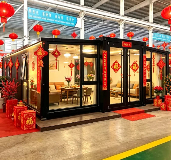 Customized Prefab Tiny Small Home Office 1 2 3 Bedroom Modular Container House Prefabricated With Shower And Kitchen