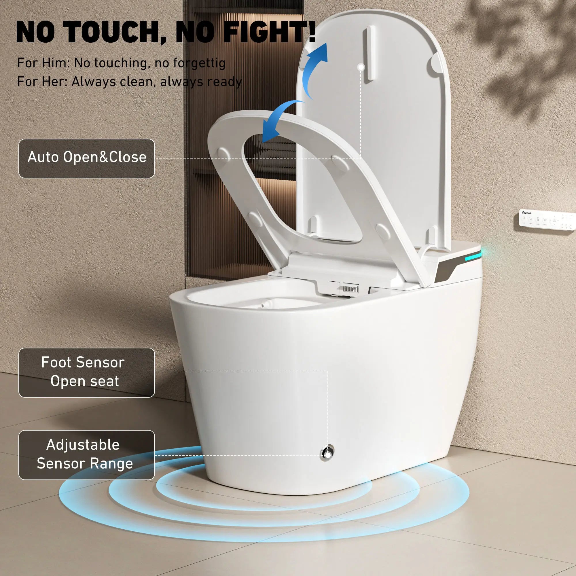 USA Free Shipping Electric Bidet Smart Toilets Bowl Automatic Cover Flushing Commode Heated Seat Modern Electric Smart Toilets